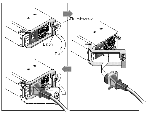 Figure showing cord lock operation. 