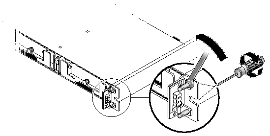 Figure showing how to remove the ball studs holding the LED module.