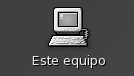 Icono Este equipo. La imagen describe el contexto.  