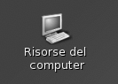Icona Risorse del computer. L'immagine descrive il contesto.  