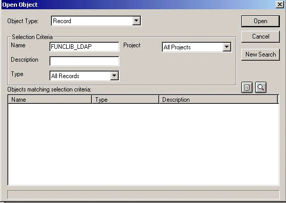 Open Object window