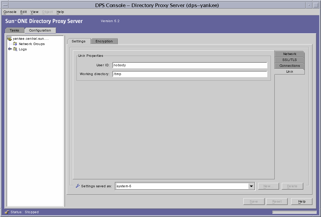 Directory Proxy Server ����̨������ UNIX��ѡ���
