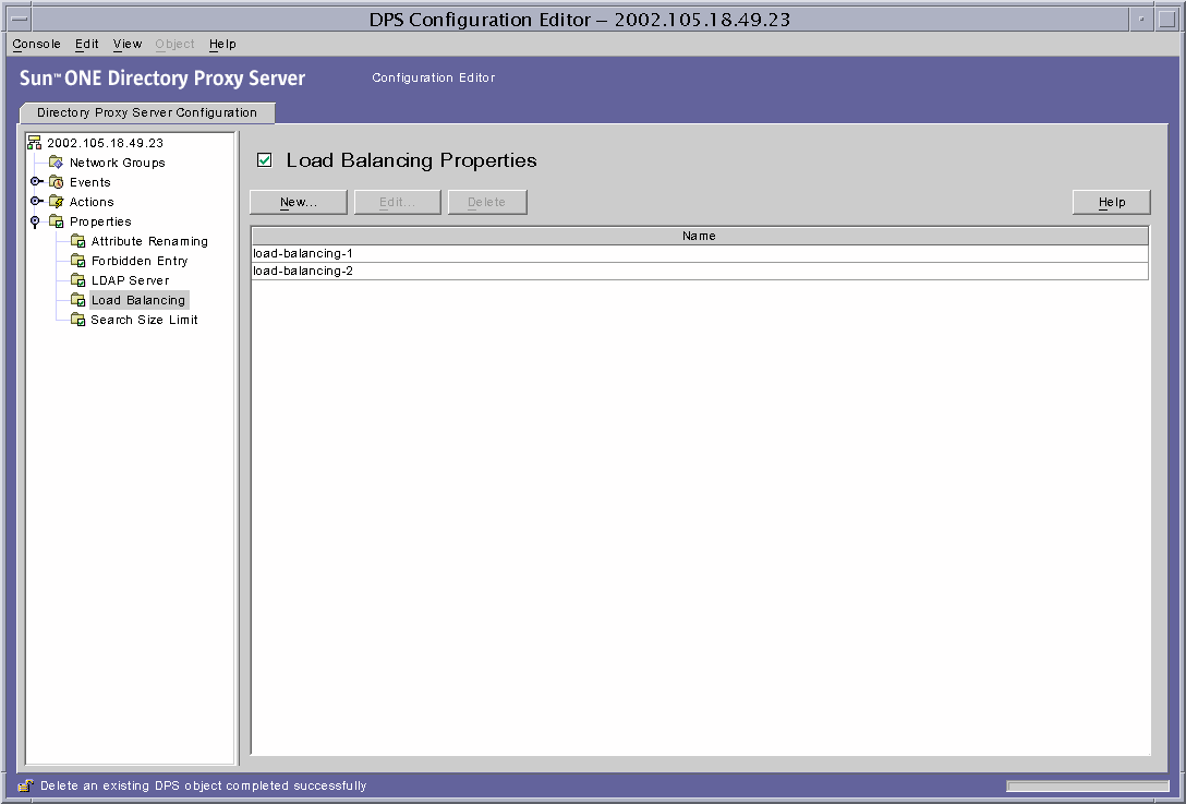Directory Proxy Server  ���ñ༭��������ƽ�����ԡ����ڡ�
