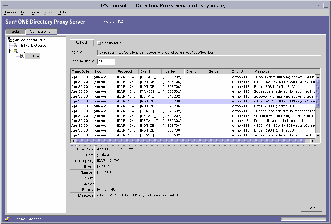 Directory Proxy Server [O] C
