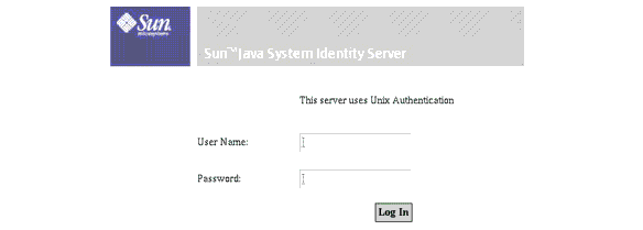 UNIX Authentication Login Requirement Screen