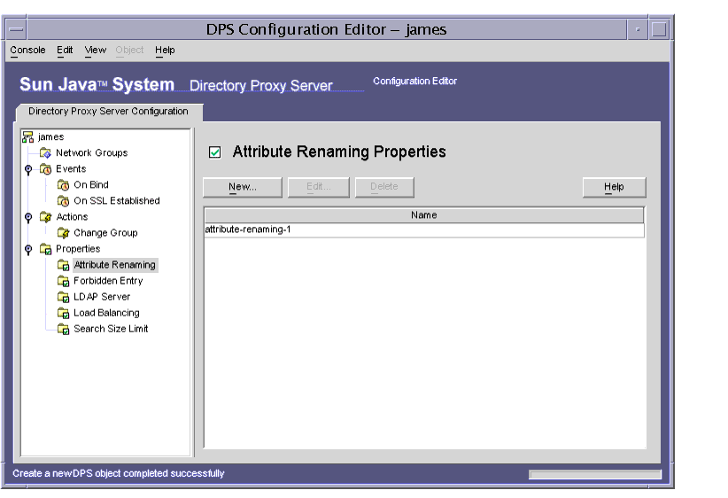 Directory Proxy Server ���ꥨ�ǥ������󥽡���Ρ�°��̾�ѹ��ץ��ѥƥ��ץ�����ɥ���