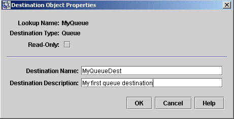 Broker Destinations Propertiesץ ܥϺ鱦ء OKסCancel (ä)סHelp (إ)פν¤Ǥ