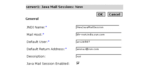 ��ͼ��ʾ��������� JavaMail �Ự��