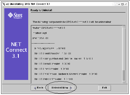 You will uninstall the providers listed.