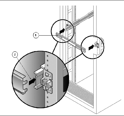 Graphic showing setting the rail width.