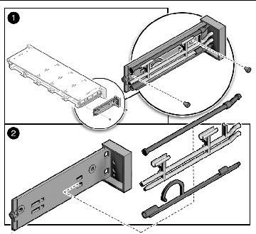 Figure showing how to remove the light pipe from Sun Fire X4170 Server.