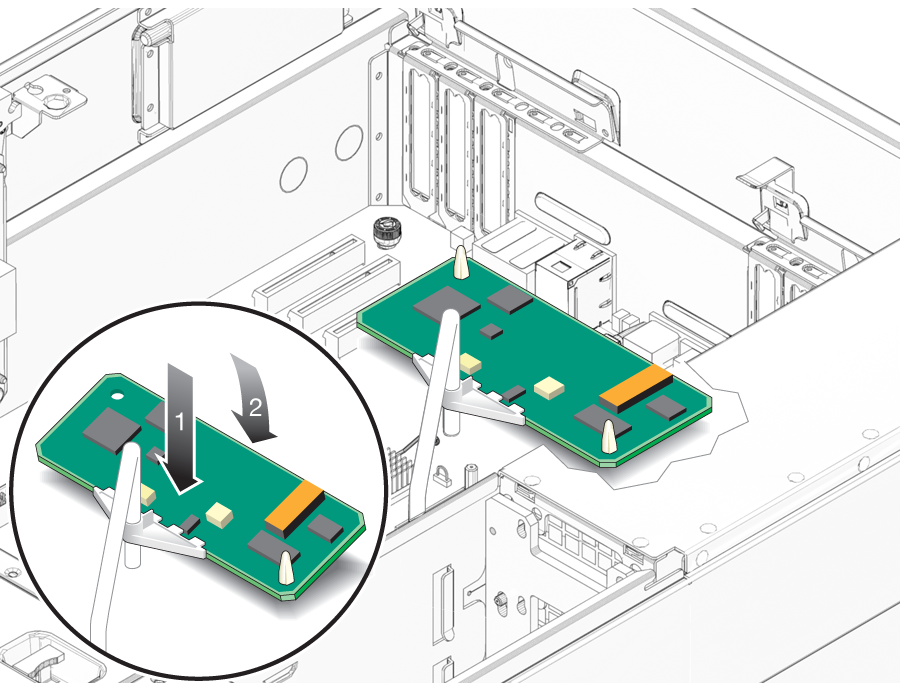 image:An illustration showing how to remove the SP board.