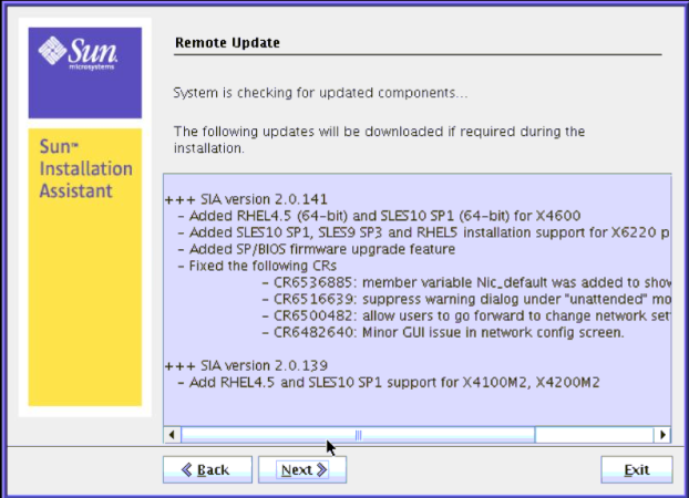 image:Graphic showing remote update messages.