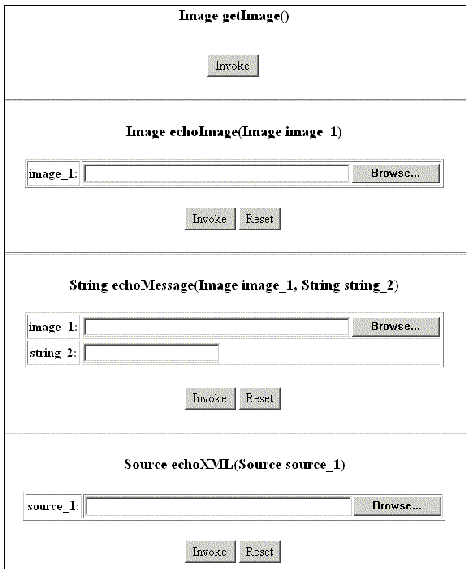 Screenshot showing welcome page for a client that displays images and text.