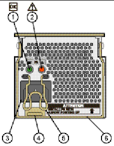 Figure showing location of power supply components.