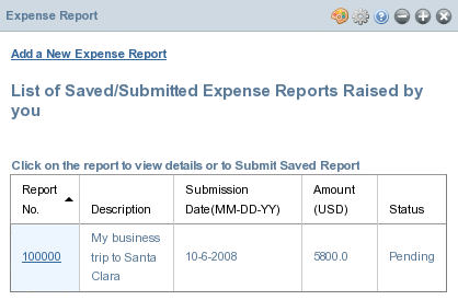 To Submit an Expense Report