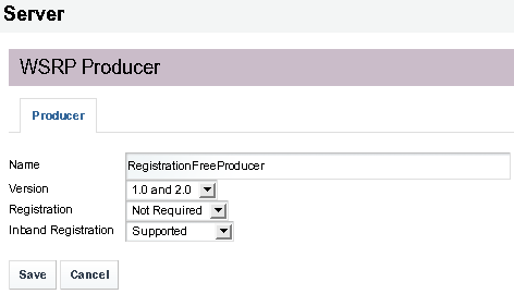 Creating a Producer Without Registration