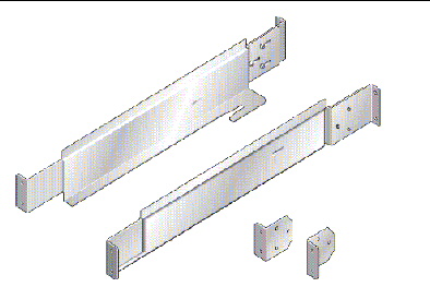Figure shows the Type B mounting brackets for the main cabinet.
