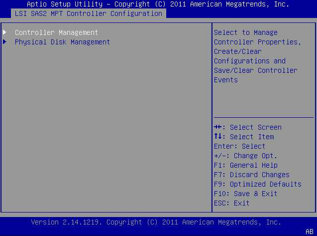 image:Figure that shows the Controller Management menu option being selected.
