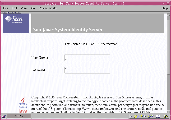 Figure 4-1 shows the Services Configuration page of Identity Server.