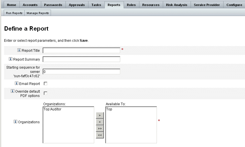 Configuring an Audit Log Tampering Report