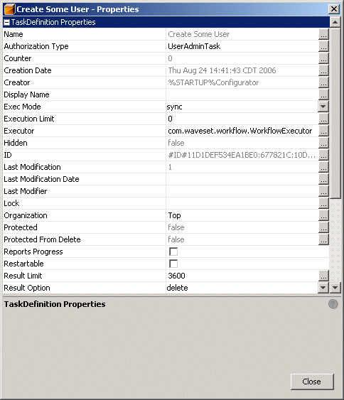 Editing object properties