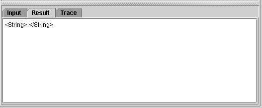 Result Tab pane