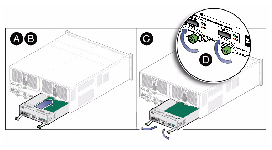 Figure showing replacing the SIM board.