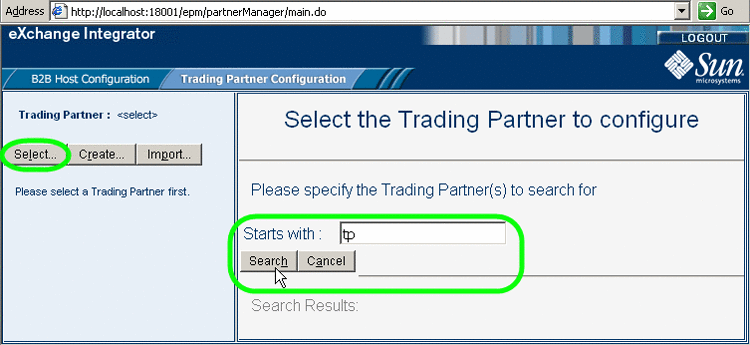 Searching for a Trading Partner