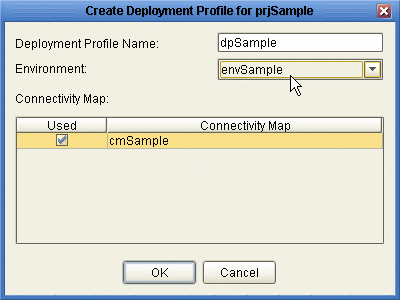 Creating the Deployment Profile for the B2B Host
Project