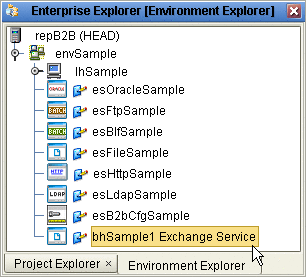 Environment with Newly Created eXchangeService