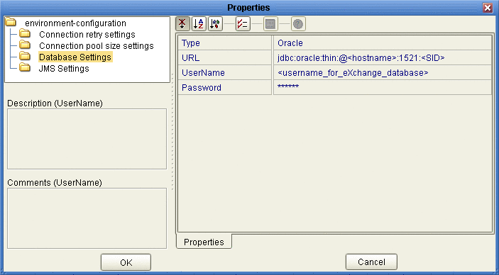 Environment Configuration for Oracle External
System
