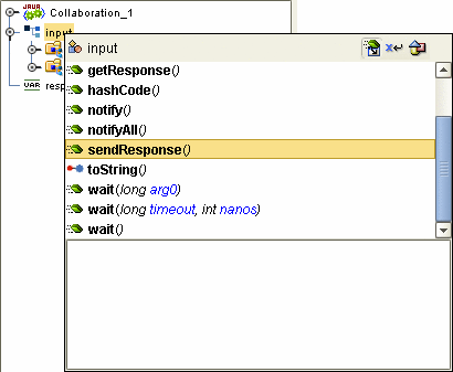 sendResponse() メソッド