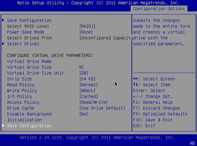 image:Figure that shows how to save the configuration.