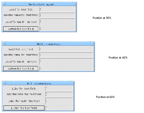 Screenshots illustrating position attachments.