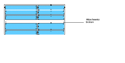 Screenshot illustrating broken attachments.