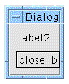 The dynamic display of the second dialog in the tutorial.