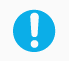 An exclamation point within a blue circle. This icon is used throughout this manual wherever there is something important to read or understand.