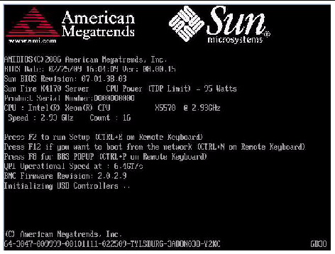 BIOS Boot Screen