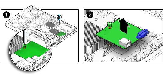 Figure showing removal of the SP module.