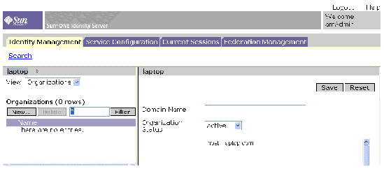 Access Manager Console.