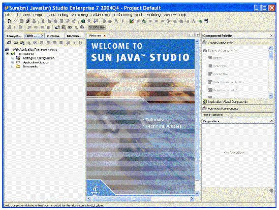 This is a figure of the IDE showing the default location of Properties Window.