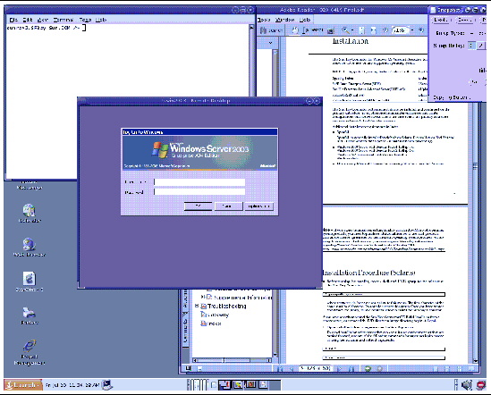 RDP connection with Windows login