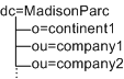 DIT structure that is manageable using Access Manager