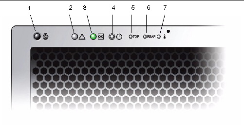 Graphic showing the power button.