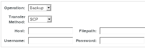 Backup SCP transfer method prompts