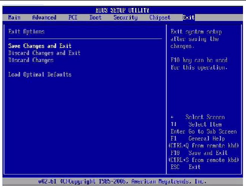 how to save bios settings