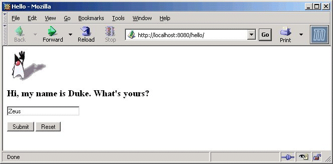 Hello application