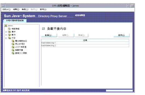 Directory Proxy Server  [�պA�s�边] �� [�t�����Ť��e] �����C