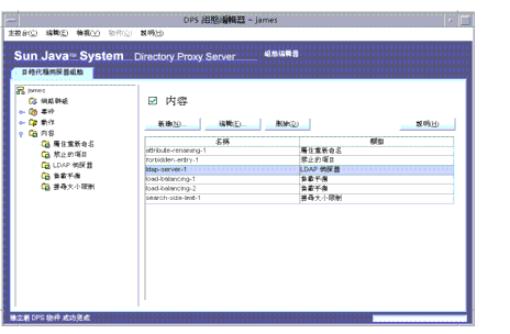 Directory Proxy Server  [�պA�s�边] �� [���e] ������ܲ{�������e����C